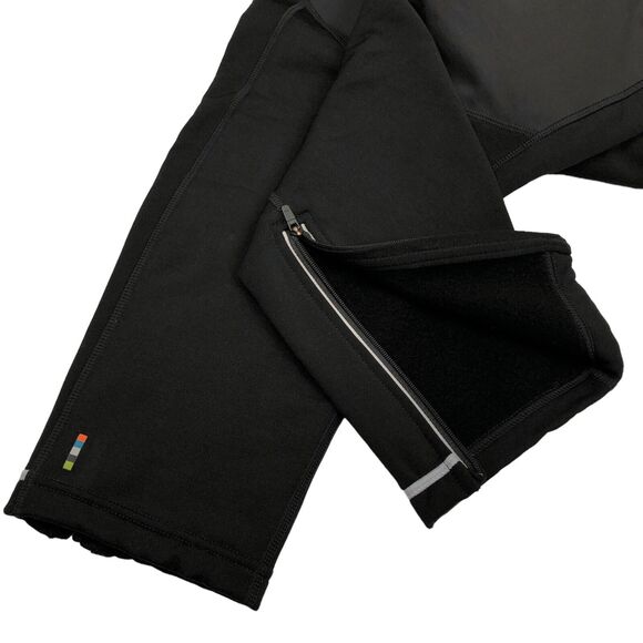 Smartwool Merino Sport Fleece Wind Tights Pants Black Merino Wool Mens XL EUC - Picture 4 of 7